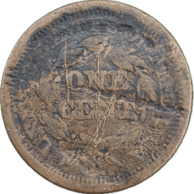 1850 Large Cent - Visible Liberty/Legible Date G-4 - additional view