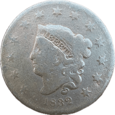 1832 Large Cent - Medium Letters - Old US Coin