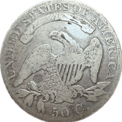 1832 Capped Bust Half Dollar - Vintage US Silver - additional view