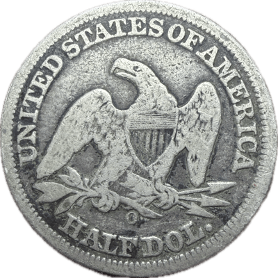 1856-O Seated Liberty Half Dollar - US Silver Coin - additional view