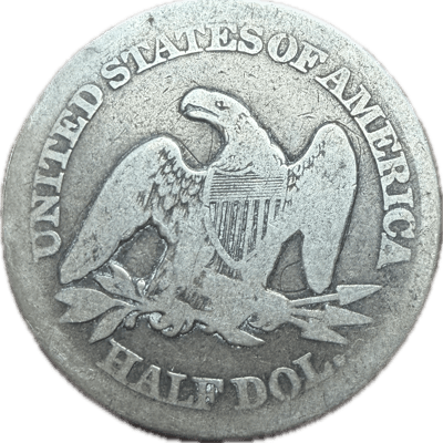 1862 Seated Liberty Half Dollar - US Silver Coin - additional view