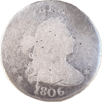 1806 Draped Bust Quarter - Key Date (AG-3)