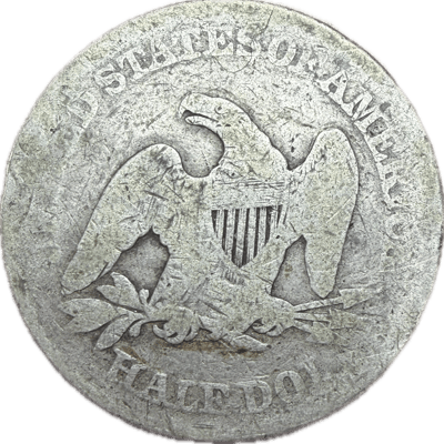 1844 Seated Liberty Half Dollar - US Silver Coin - additional view