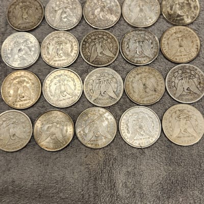 20 Morgans Dollars