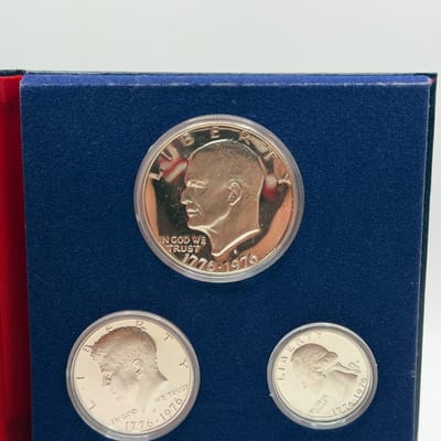 US bicentennial, silver proof set - additional view