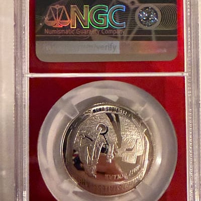 Apollo 11 50th Anniversary Clad half Dollar coin  - additional view