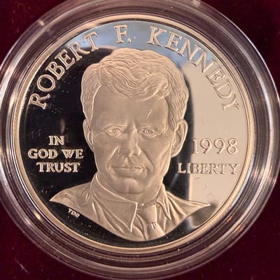 Robert F. Kennedy Silver Dollar 1998 - additional view
