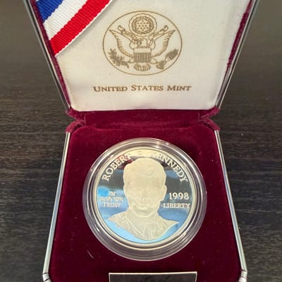 Robert F. Kennedy Silver Dollar 1998