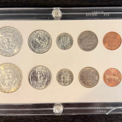 1964 Mint set 90% silver P&D  - additional view