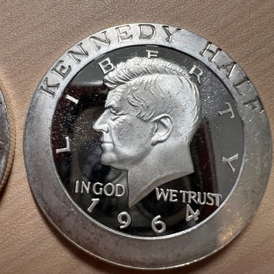 Lot of 2 Silver Kennedy Commems  - additional view