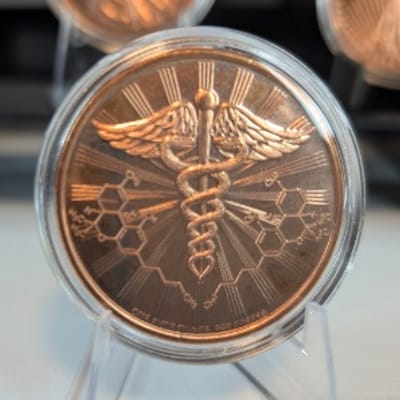 1 oz "Weed We Trust" Copper Round – .999 - additional view