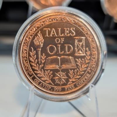 1 oz Bigfoot "Tales of Old" Copper Round – .999 - additional view