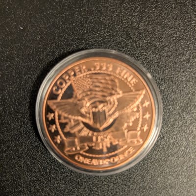 1 oz Copper Round - Aliens "We'll be Back" Capsule - additional view