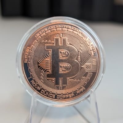 1 oz Bitcoin Copper Round – .999 Fine Copper