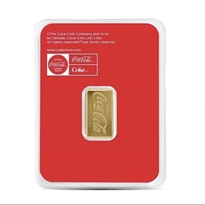 1/2 gram Gold Bar in TEP - Coca-Cola - additional view