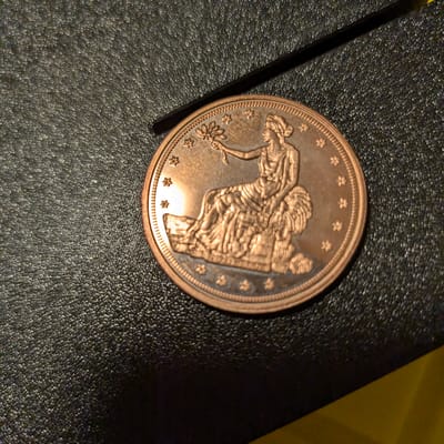 Trade Dollar 1 oz Copper Round .999