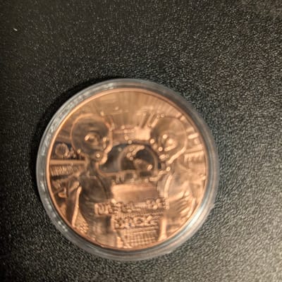 1 oz Copper Round - Aliens "We'll be Back" Capsule