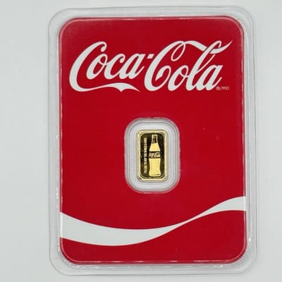 1/2 gram Gold Bar in TEP - Coca-Cola