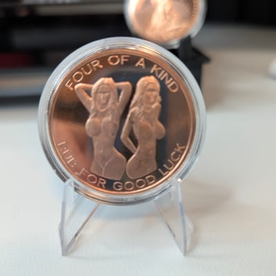 "Four of a Kind" Lucky Copper Round 1 oz
