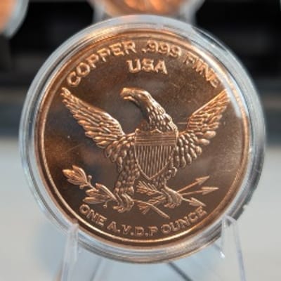 1 oz Cannabis "Legalize It" Copper Round – .999 - additional view