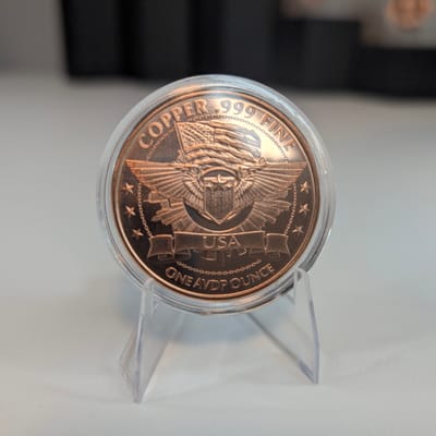 1 oz September 11th Anniversary Copper Round .999 - additional view