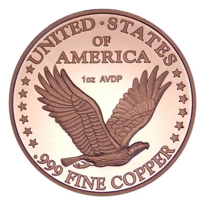 1 oz Copper Round - Standing Liberty Quarter - additional view