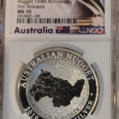 2019 Australia NGC MS70 SILVER Welcome Stranger $1