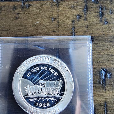 The Oregon Trail Memorial 1 OZ Silver