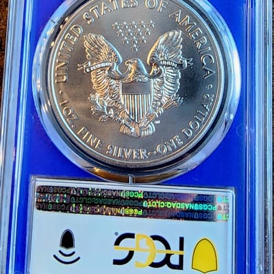 2021-S FDI American Silver Eagle PCGS MS70 T1 - additional view