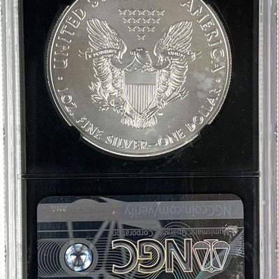2019 American Silver Eagle – NGC MS70 Early Releas - additional view