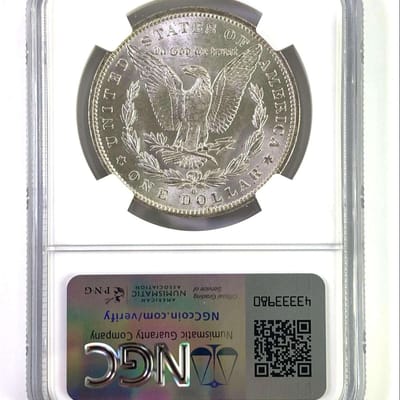 1883‑O Morgan Silver Dollar – NGC MS65 – New Orlea - additional view