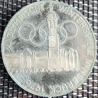 1976 Austria 100 Schilling Silver Coin – Innsbruck - additional view