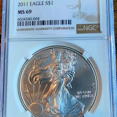 2011 ASE 25th Anniversary NGC MS69