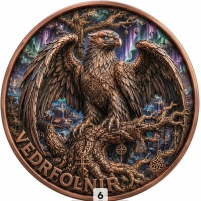 5 OZ  Copper Viking Norse Mythology 