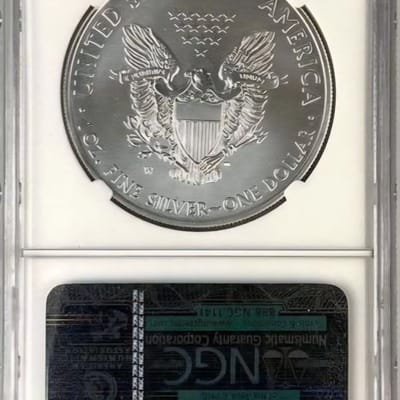 2011‑W American Silver Eagle – 25th Anniversary –  - additional view
