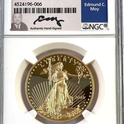 2016‑W American Gold Eagle • $50 • NGC PF70 Ultra 
