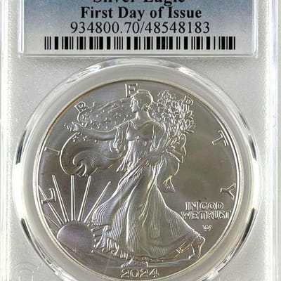 2024 American Silver Eagle – PCGS MS70 – First Day
