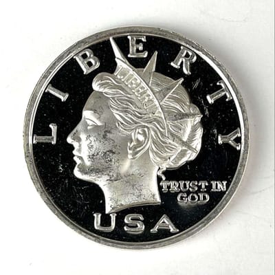 2003 NORFED 1 OZ Liberty Dollar $10 Silver – .999