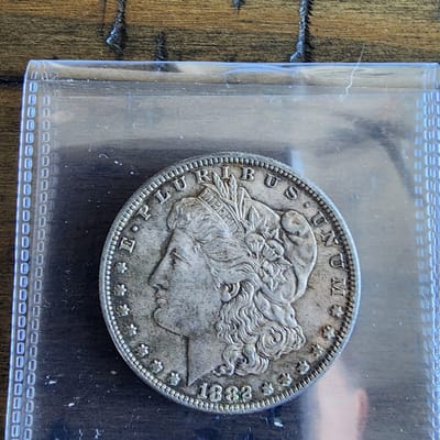 1882 Morgan Silver Dollar Toned