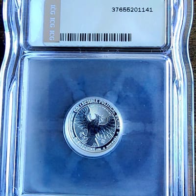 Disme Coins 1/10 oz Fine Silver Limited Edition MS - additional view
