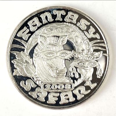 Krewe of Nereids Mardi Gras doubloon 1 oz Silver