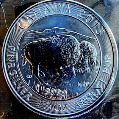 2015 Canada 1.25 oz Silver Argent Pur
