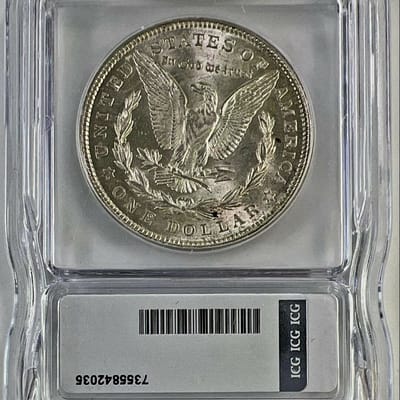 1921 Morgan MS 64 Silver  - additional view