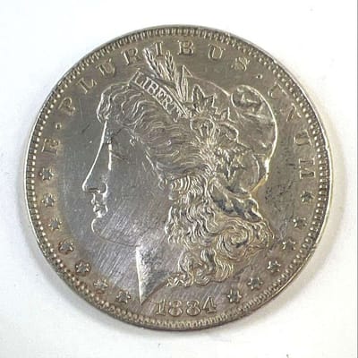 1884 Morgan Silver Dollar – .900 Silver – U.S. Min