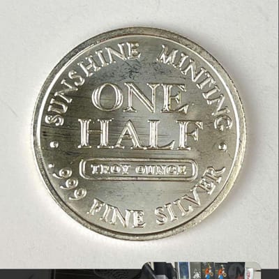 SMI 1/2 Oz. .999 Silver Round - additional view