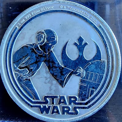 Star Wars 1 OZ Silver Round .999