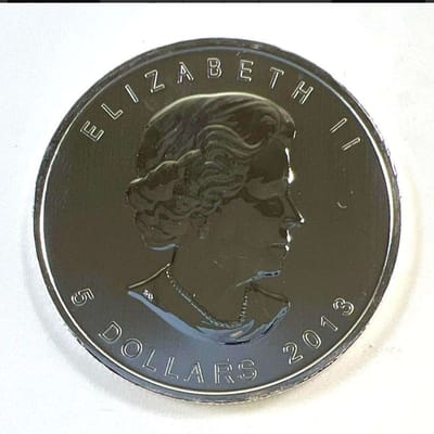 2013 Canada 25th Anniversary Maple Leaf – 1 oz .99 - additional view