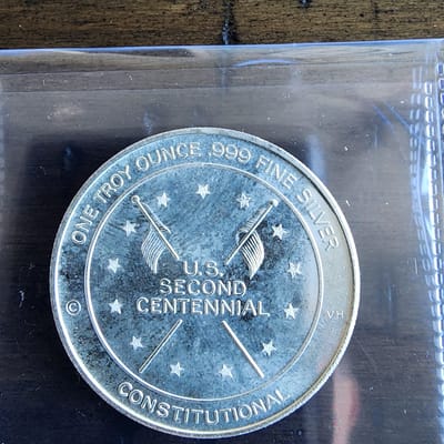 Constitutional U.S. Second Centennial 1 OZ Silver - additional view