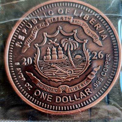 Fantasy Warrior vs. Dragon – 5 oz Copper Round - additional view