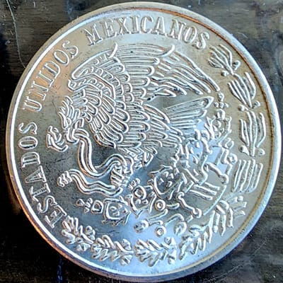 1978 Mexican 100 Pesos Silver - additional view